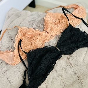 Aerie bralettes pair of 2